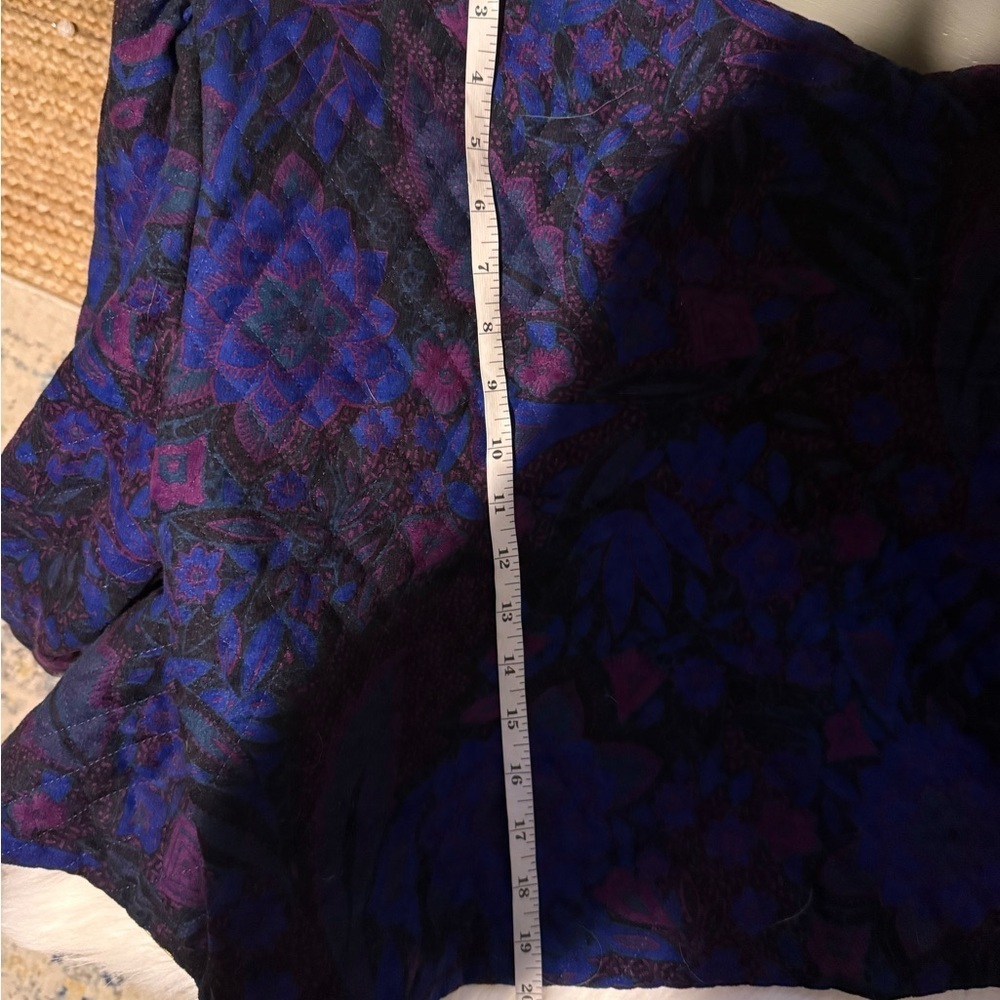 Vintage Starfire Cropped Brocade Jacket Siz 10 Jewel Tone 80s Statement Blazer - Picture 6 of 8